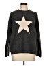 Pink Martini Stars Gray Pullover Sweater Size L - photo 1