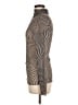 Ganni Houndstooth Silver Long Sleeve Top Size EU 38 / US 8 - photo 5