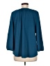 Fortune + Ivy 100% Polyester Teal 3/4 Sleeve Blouse Size M - photo 2