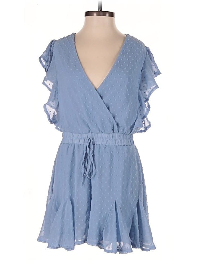 Pre-owned Altar'd State Romper In Blue