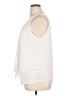 AB Studio 100% Polyester White Sleeveless Blouse Size XL - photo 5