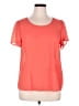 papermoon designed exclusively for Stitch Fix 100% Polyester Orange Short Sleeve Blouse Size XL - photo 1
