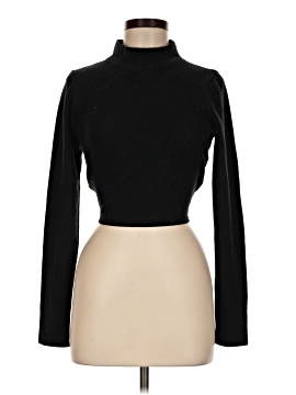 Madewell Ribbed Mockneck Open-Back Crop Top (view 1)