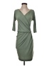 Twinset Solid Green Cocktail Dress Size XS - photo 1
