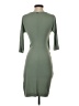 Twinset Solid Green Cocktail Dress Size XS - photo 2
