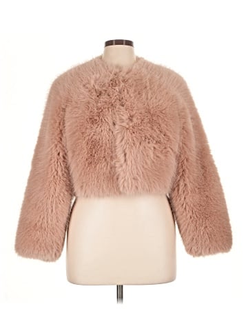 MNG Faux Fur Jacket (view 1)