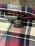 Sandra Ingrish 100% Cotton Plaid Burgundy Long Sleeve Button-Down Shirt Size L - photo 7