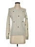 Banana Republic Polka Dots Silver Pullover Sweater Size XS - photo 1