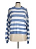 Unbranded 100% Acrylic Stripes Blue Pullover Sweater Size M - photo 1