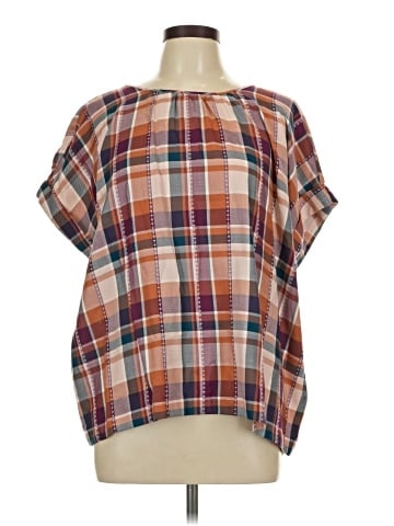 Ann Taylor LOFT Outlet Short Sleeve Blouse (view 1)