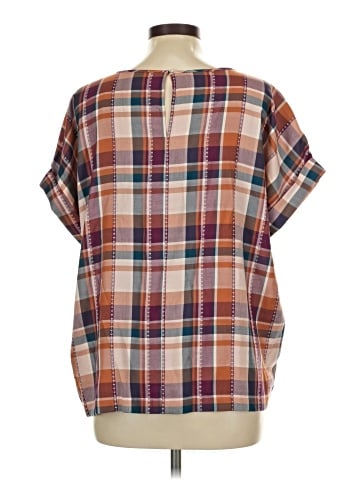 Ann Taylor LOFT Outlet Short Sleeve Blouse (view 2)
