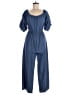 Love J Solid Blue Jumpsuit Size M - photo 1