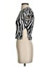 One Step Up Animal Print Silver Short Sleeve T-Shirt Size S - photo 5