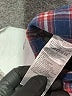 Janie and Jack 100% Cotton Plaid Blue Long Sleeve Button-Down Shirt Size 6 - photo 4