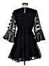 Entro 100% Polyester Black Cocktail Dress Size M - photo 2