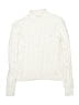 Crewcuts Outlet 100% Cotton White Turtleneck Sweater Size 12 - 14 - photo 1