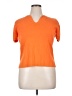 Rafaella Orange Short Sleeve Top Size XL - photo 1