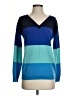 Talbots Color Block Blue Pullover Sweater Size S - photo 1