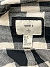 Forever 21 Checkered-gingham Black 3/4 Sleeve Button-Down Shirt Size S - photo 7