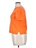 Rafaella Orange Short Sleeve Top Size XL - photo 5