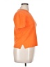 Rafaella Orange Short Sleeve Top Size XL - photo 4