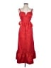 Lulus 100% Polyester Red Cocktail Dress Size XS - photo 1