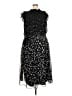 DKNY 100% Polyester Stars Black Cocktail Dress Size 18 - photo 2