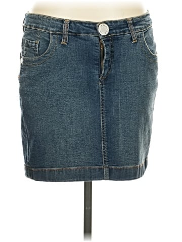 No Boundaries Denim Skirt (view 1)
