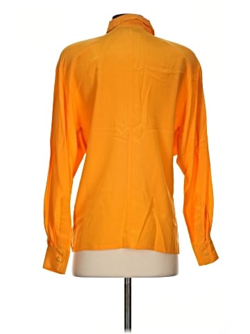 Linda Allard Ellen Tracy Long Sleeve Silk Top (view 2)