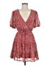 City Studio 100% Polyester Floral Red Casual Dress Size M - photo 1