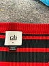 CAbi Stripes Red Pullover Sweater Size M - photo 7