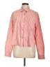 Old Navy 100% Cotton Stripes Red Long Sleeve Button-Down Shirt Size L (tall) - photo 1