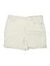Gloria Vanderbilt Solid Ivory Khaki Shorts Size 18 - photo 1