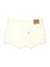 Levi's 100% Cotton Hearts Ivory Denim Shorts Size 29 waist - photo 2