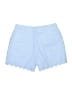 1901 100% Cotton Chevron-herringbone Blue Shorts Size 2 - photo 2