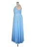 DB Studio 100% Polyester Blue Cocktail Dress Size 18 - photo 5
