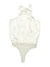 Lulus 100% Polyester Ivory Bodysuit Size S - photo 2