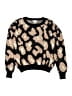 GB Girls 100% Acrylic Animal Print Black Pullover Sweater Size XL (youth) - photo 1