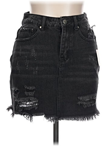 Superdown Denim Skirt (view 1)