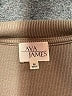 Ava James Tan Short Sleeve Blouse Size M - photo 7