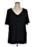 Ruby Ribbon Black Short Sleeve Top Size XL - photo 1