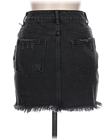 Superdown Denim Skirt (view 2)