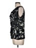 Classiques Entier Tie-dye Graphic Bow Print Black Sleeveless Silk Top Size M - photo 5