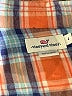 Vineyard Vines Plaid Orange Long Sleeve Button-Down Shirt Size 4 - photo 7
