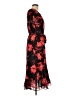 Perceptions Floral Red Casual Dress Size L - photo 4