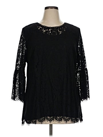 Isaac Mizrahi LIVE! 3/4 Sleeve Blouse (view 1)
