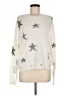 Elan Stars Silver Pullover Sweater Size M - photo 1