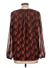 Julie Brown 100% Polyester Brown 3/4 Sleeve Blouse Size L - photo 2