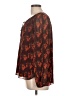 Julie Brown 100% Polyester Brown 3/4 Sleeve Blouse Size L - photo 5