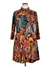 MSK Paisley Brown Casual Dress Size XL - photo 1